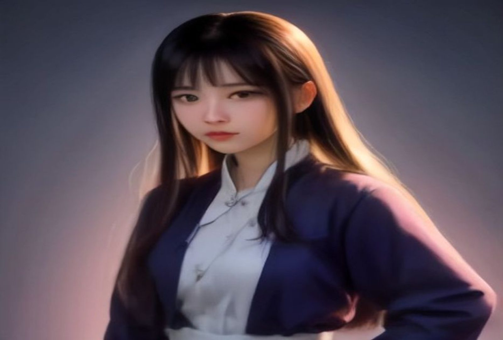 不完美姐妹影刊封面——两位女性在昏黄走廊相对而立，光影交错，一深一浅的剪影传递出家庭情感的张力与沉重